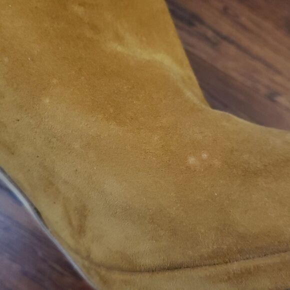 Jimmy Choo Tan Suede Chic Stiletto Heel Ankle Boot Size 38.5 - Picture 14 of 15